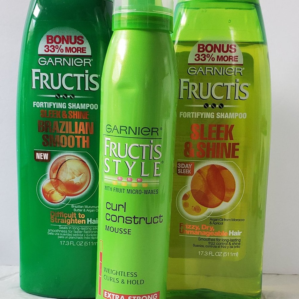 Garnier Fructis Moose And Shampoo 33% More